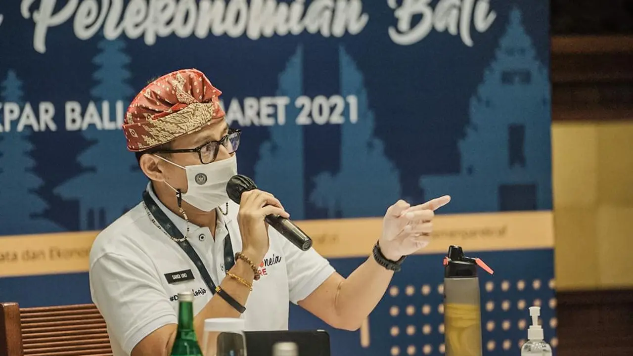 sandiaga uno di bali