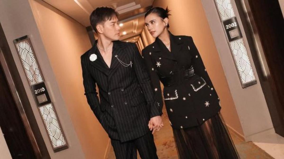 5 Potret Audi Marissa dan Anthony Xie Elegan Kenakan Outfit Hitam Couple, Pasangan Visual