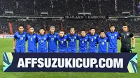 Timnas Thailand jeri harus menjalani laga tandang terlebih dulu melawan Indonesia di final Piala AFF 2016. (Bola.com/AFF Suzuki Cup)