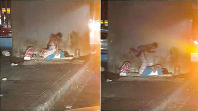 Viral Foto Tunawisama Bermain dengan Anaknya, Buktikan Bahagia Itu Sederhana