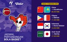 Jadwal Men’s Basketball Asian Games 2026: Day 2 Tersaji Laga Sengit dari Fase Grup di Vidio
