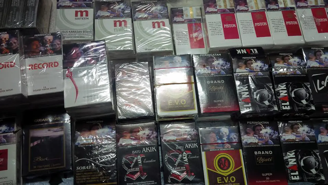 Rokok Ilegal Bernama Unik di Batam