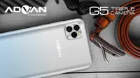 Advan G5, smartphone lokal yang didesain memiliki tiga kamera utama (Foto: Advan)