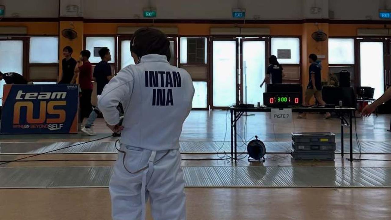 Sempat Jadi Korban KDRT, Potret Cut Intan Nabila Tanding Anggar di NUS Competition 2024 - Ini Sumber Semangatnya