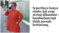 Kata-kata Bude Sumiyati Bertema Rindu ini Bikin Senyum Senyum (sumber:Instagram/budesumiyati)