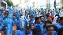 Ribuan peserta mengikuti Family Day 72 PLN di Kawasan JCC, Jakarta, Minggu (3/12). Kegiatan tersebut bertemakan Kerja Bersama Terangi Indonesia. (Liputan6.com/Angga Yuniar)