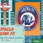 Shopee Liga 1 - Persela Lamongan Vs Arema FC (Bola.com/Adreanus Titus)