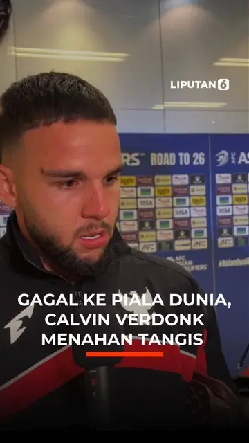 Gagal ke Piala Dunia, Calvin Verdonk Menahan Tangis