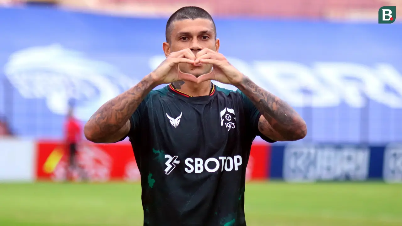 Foto: Ciro Alves, Pencetak Hat-trick Pertama di BRI Liga 1 2021/2022 saat Persikabo 1973 Gulung Persela Lamongan