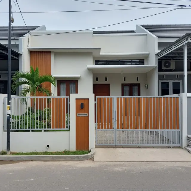 6 Ide Pagar Rumah Tanpa Pilar Besar, Tampilan Fasad Lebih Modern dan Lapang