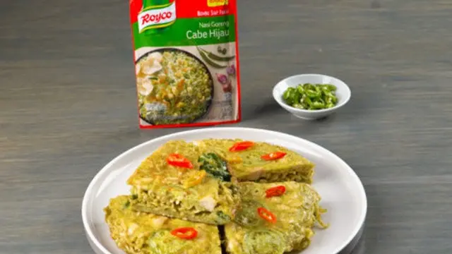 Resep Pizza Mie Cabe Hijau