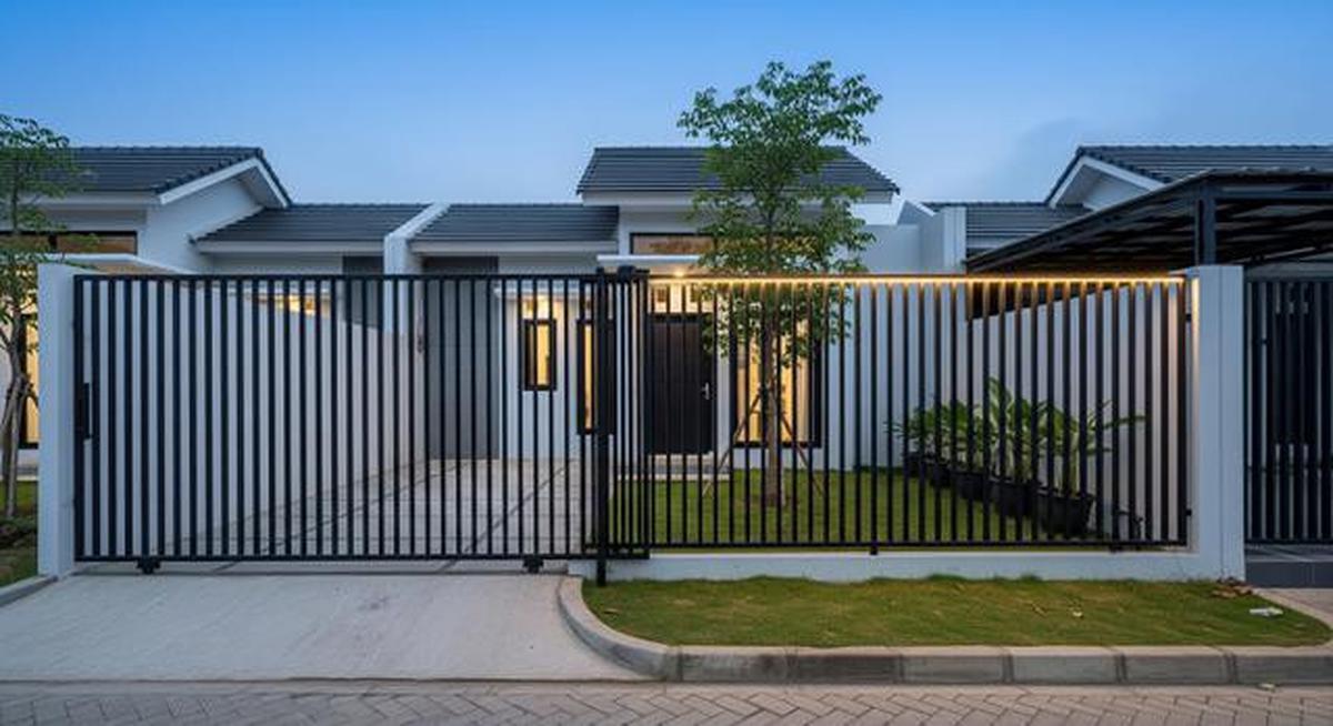 8 Model Pagar Besi Sliding Minimalis 2025, Cocok untuk Rumah di Lahan Terbatas