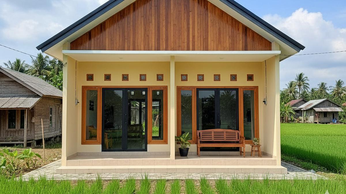 7 Model Rumah Murah Tapi Elegan dengan Atap Limas 2025 di Kampung