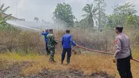 Kebakaran Lahan di Lampung Selatan, Api Dipicu Angin Kencang