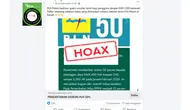 Hoaks diskon tarif listrik 50 persen beredar di tengah masyarakat.