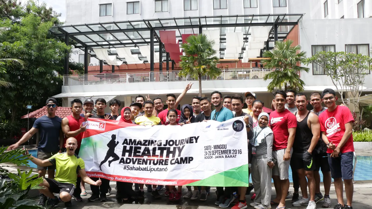 Sahabat Liputan6.com yang mengikuti Amazing Journey Healthy Adventure Camp selama dua hari di Bogor. 
