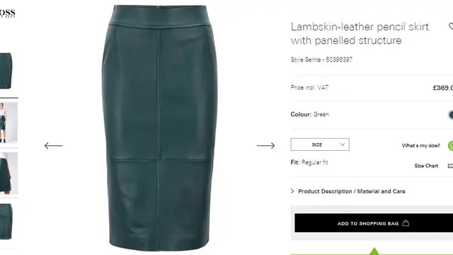 Leather skirt Meghan Markle