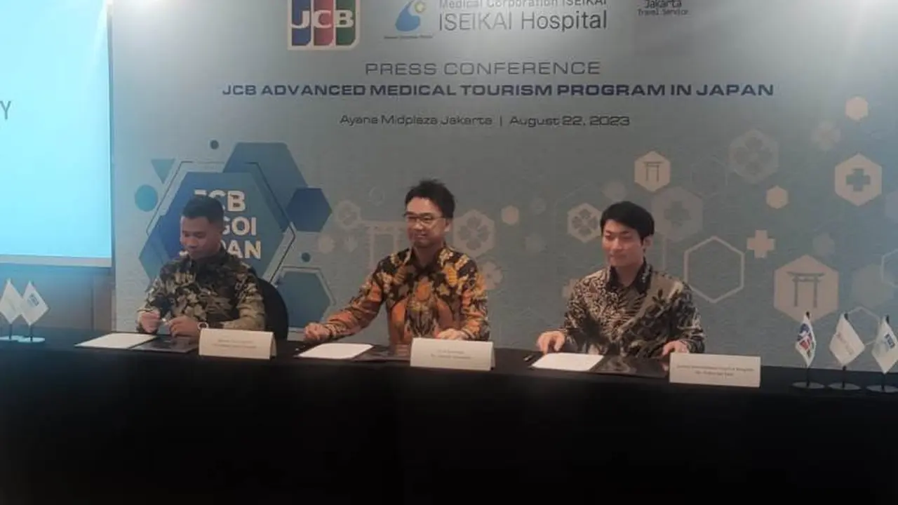 Press Conference JCB Advanced Medical Tourism Program in Japan (Program Wisata Kesehatan di Jepang).