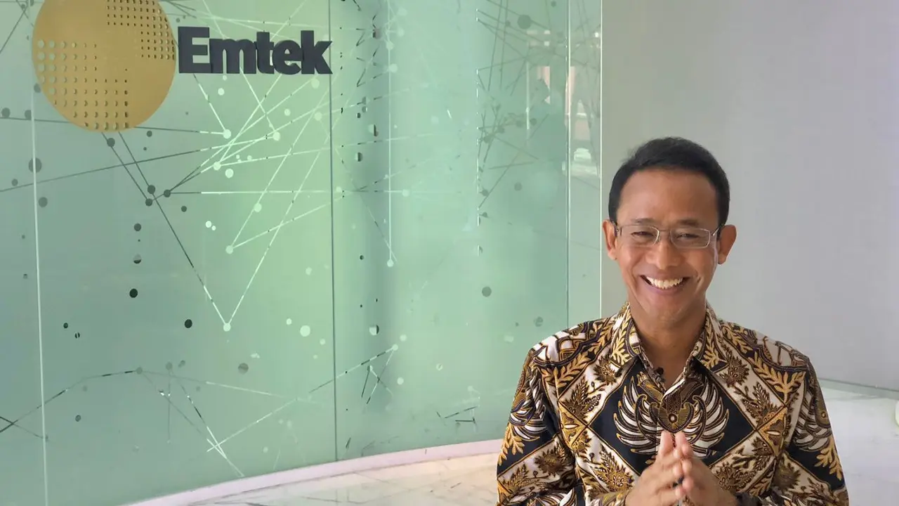 Direktur Utama MRT Jakarta Tuhiyat saat ditemui di SCTV Tower, Kamis (6/4/2023). (Tira/Liputan6.com)