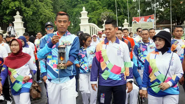 Kirab Obor Asian Para Games 2018