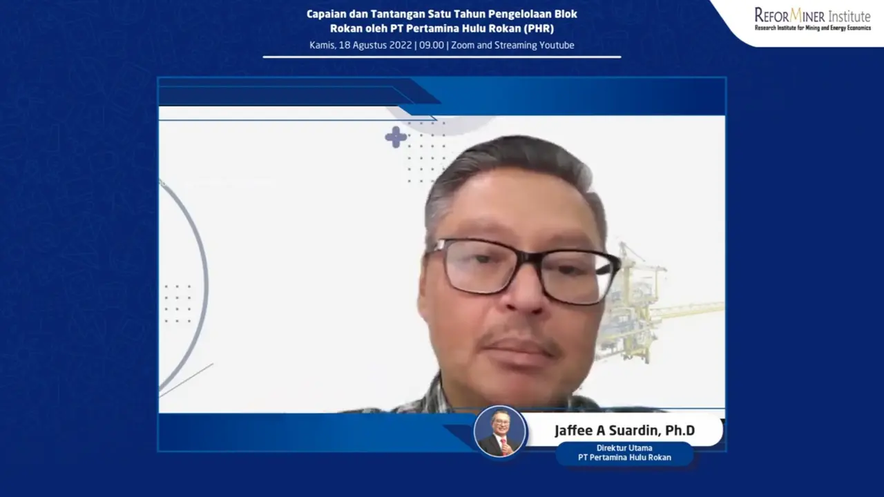 Direktur Utama Pertamina Hulu Rokan (PHR) Jafee A. Suardin