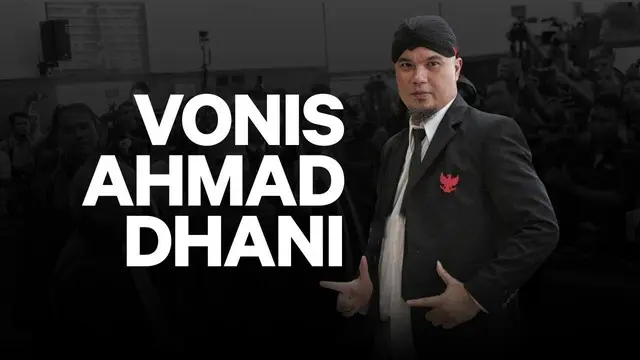 VIDEO: Ahmad Dhani Divonis 1,5 Tahun Penjara