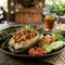 Resep Nasi Uduk Bakar Ayam Suwir yang Wangi dan Gurih