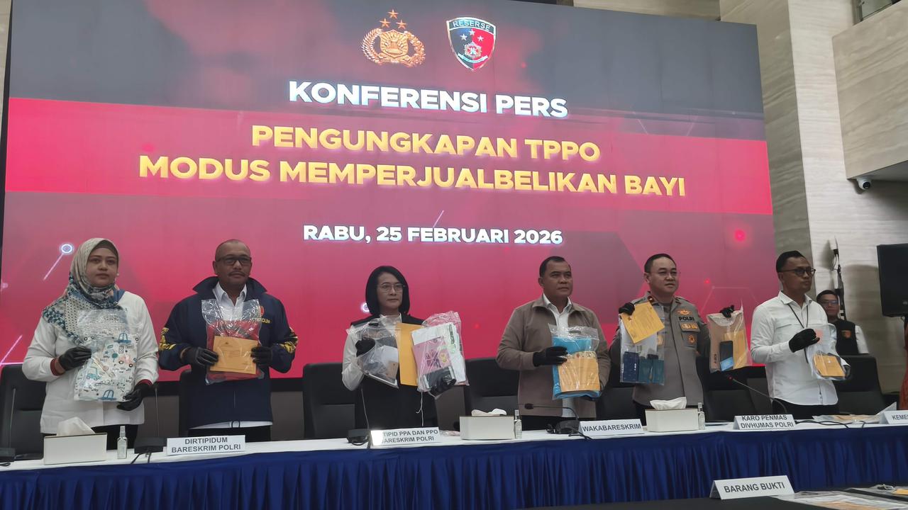 Operasi Senyap Bareskrim Ungkap Perdagangan Bayi Lintas Provinsi, 12 Pelaku Diamankan