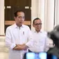 Presiden Jokowi dan Mensesneg Pratikno di Ibu Kota Nusantara (IKN), Kalimantan Timur, Senin (29/7/2024). (Foto: Biro Pers Sekretariat Presiden)