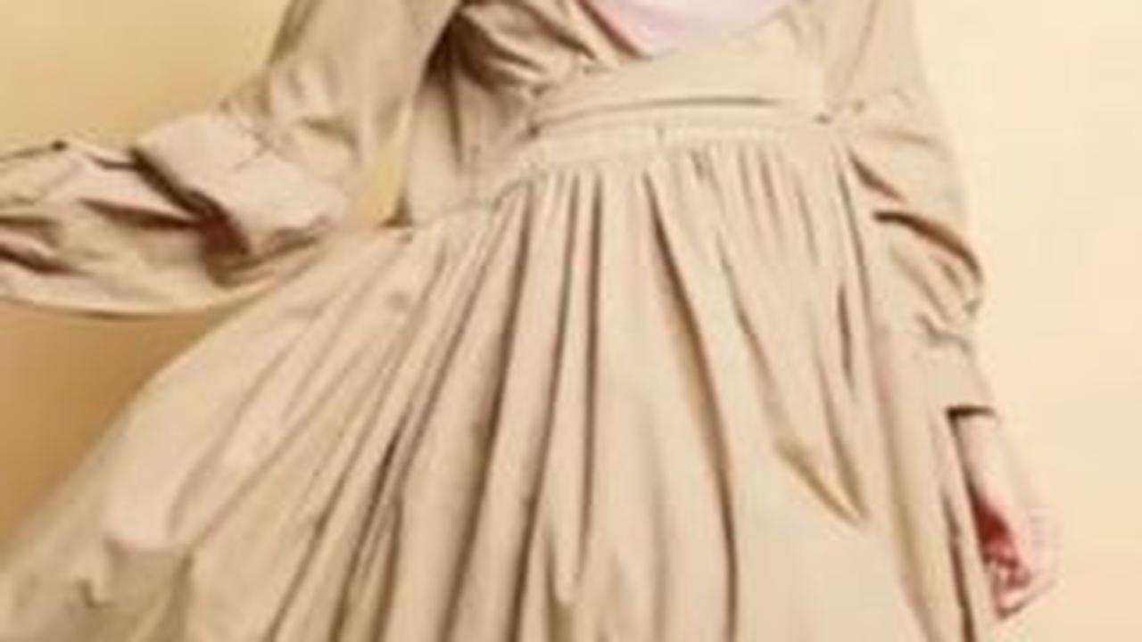 2. Gamis Katun Layering