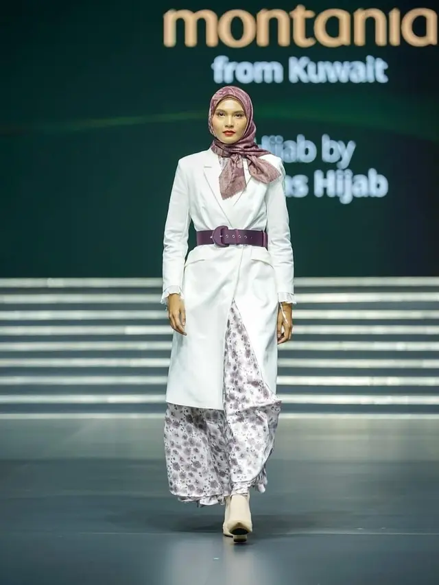 Foto Montania guest desainer untuk tema “Crafted Modest Wear”