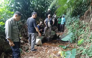 Tengkorak Wanita Ditemukan di Aliran Sungai Sukabumi