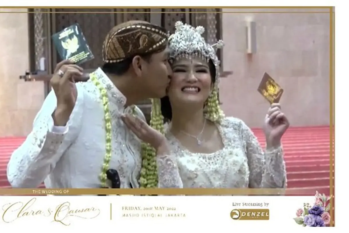 12 Momen Akad Nikah Masayu Clara dan Qausar Harta, Usung Adat Sunda