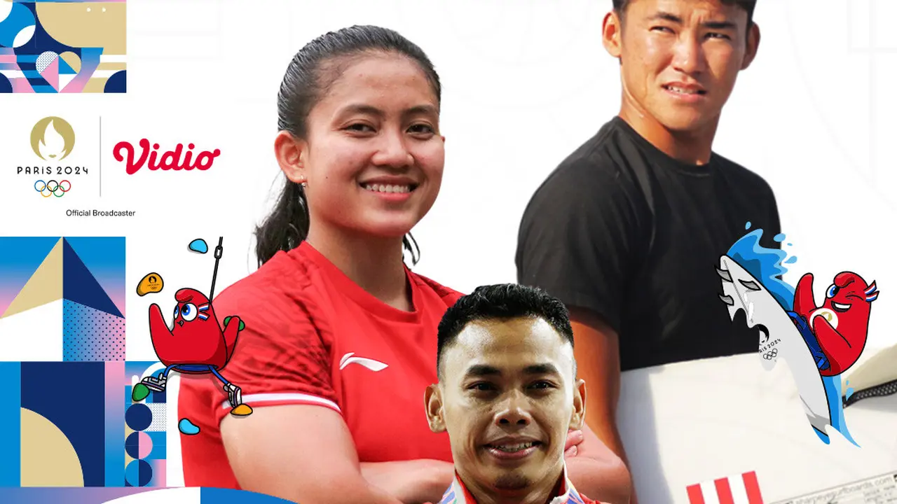Olimpiade 2024 - Tim Indonesia di Olimpiade 2024 3 - Desak Made Rita Kusuma Dewi (Panjat Tebing), Rio Waida (Selancar), Eko Yuli (Angkat Besi)