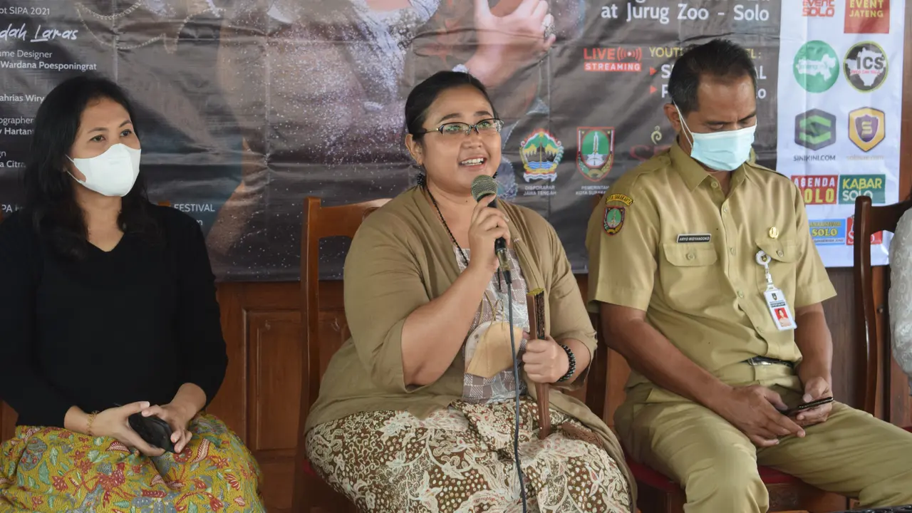 Endah Laras maskot SIPA 2021.
