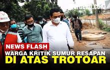 VIDEO: Wagub DKI Jelaskan Cara Kerja Sumur Resapan yang Posisinya di Atas Trotoar