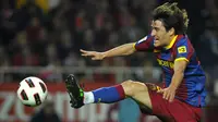 Bojan Krkic adalah produk Akademi La Masia. Bojan menjadi anggota tim Barcelona senior saat berusia 17 tahun dan bermain dalam 104 partai dan mencetak 26 gol dalam empat musim. (AFP/Jorge Guerrero)