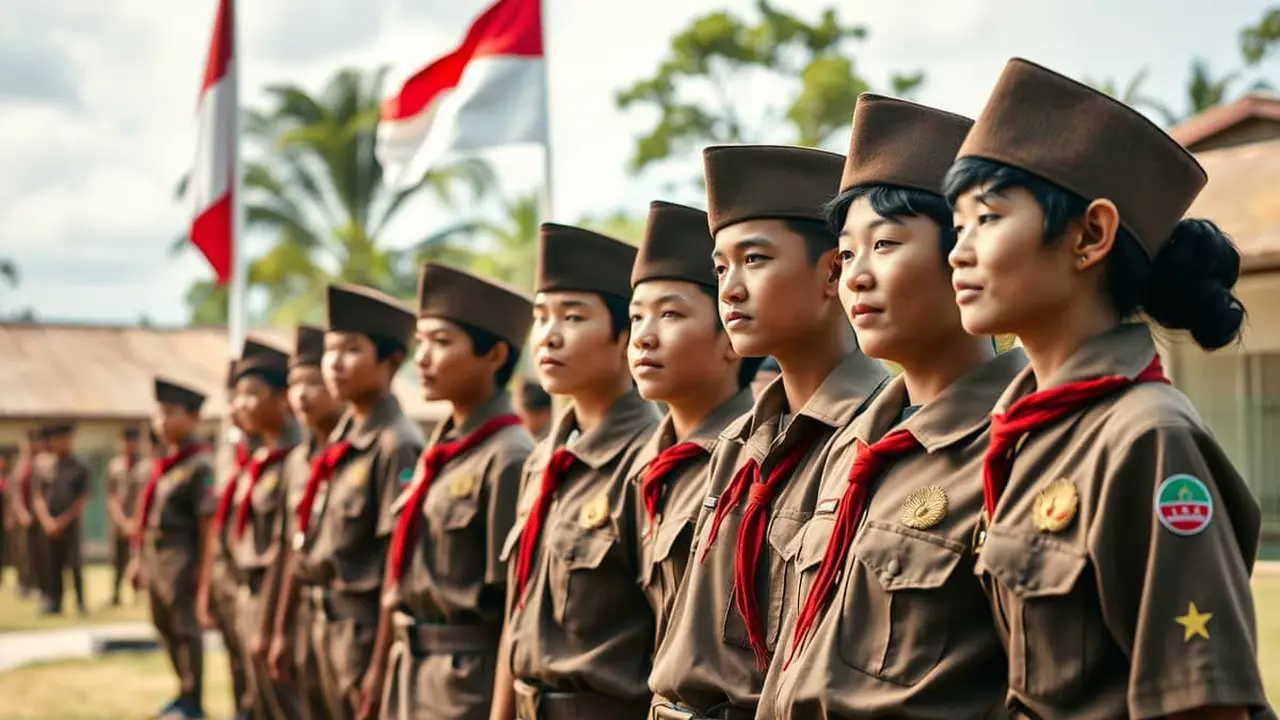 arti lambang gerakan pramuka