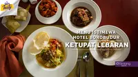 Menu Spesial Hotel Borobudur: Ketupat Lebaran. (Fotografer: Daniel Kampua, Digital Imaging: Nurman Abdul Hakim/Bintang.com)