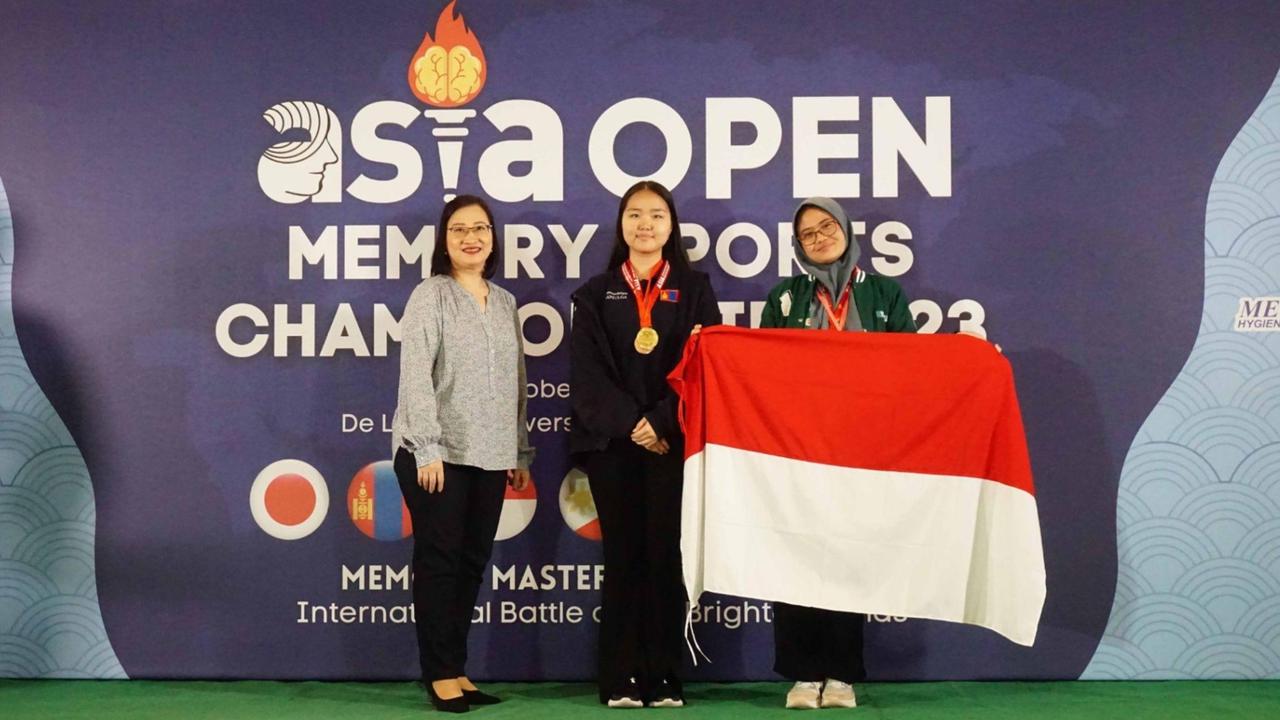 Dua Pelajar Indonesia Raih Gelar Grandmaster of Memory di Ajang Kompetisi Daya Ingat Internasional