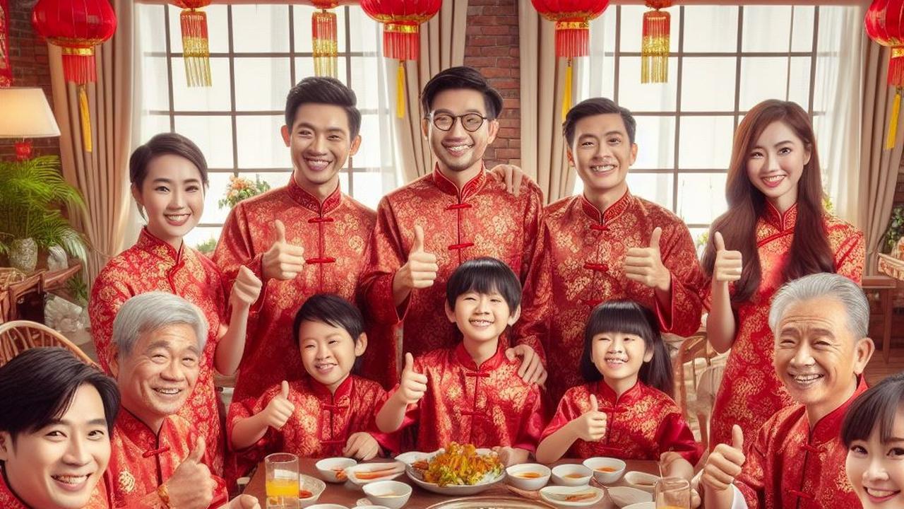 Perayaan Imlek Bersama Keluarga