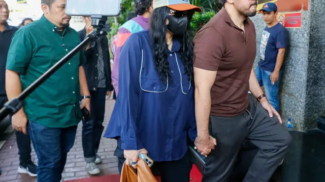 David Bayu saat ditemui di Polda Metro Jaya, Selasa (13/8/2024)