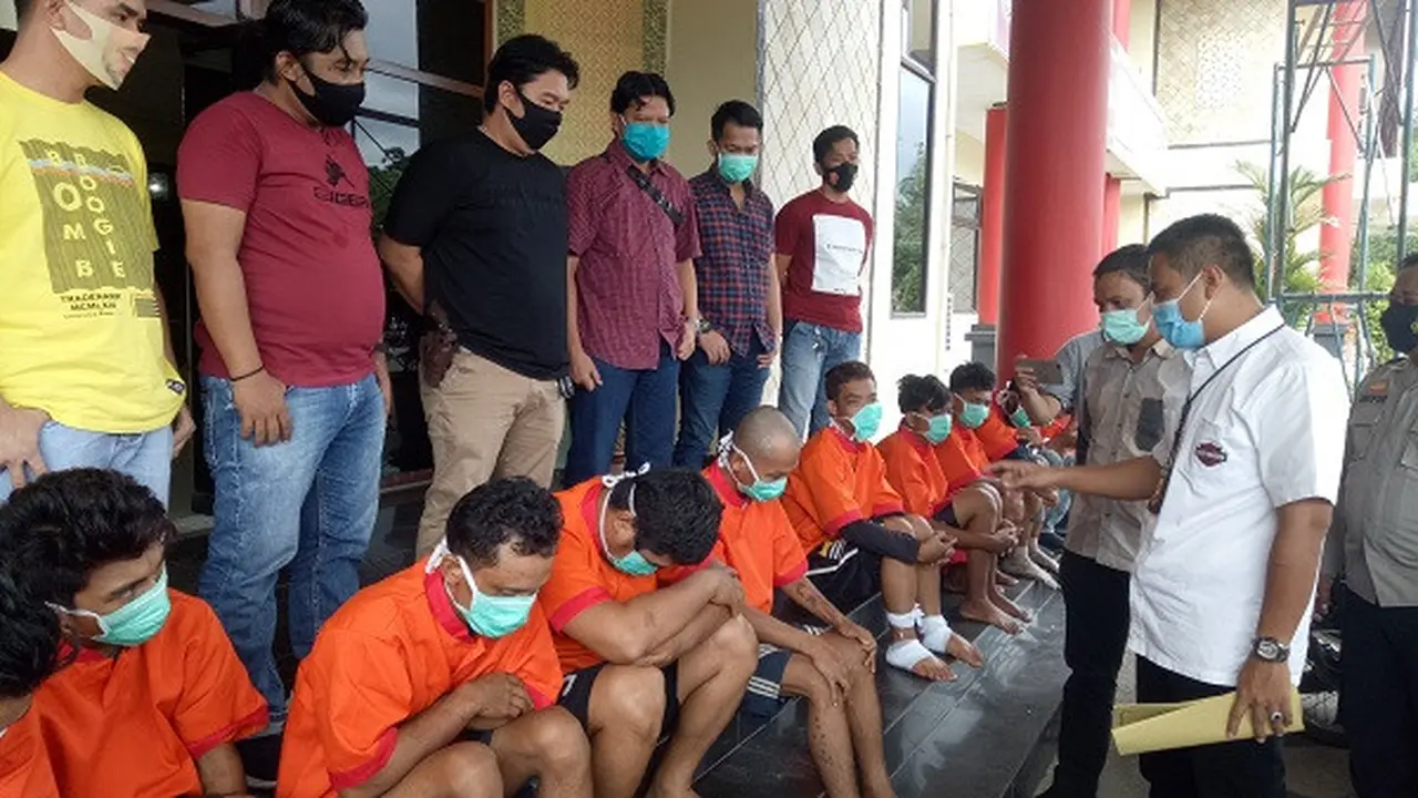 Puluhan Warga Palembang Diciduk Usai Lakukan Beragam Aksi Kriminalitas