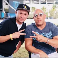 Gading Marten bersama Vin Diesel (Instagram/gadiiing)
