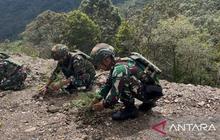 Tahukah Anda Manfaatnya? Satgas Yonif 521/DY Gencarkan Penanaman Pohon di Mamteng untuk Pelestarian Alam