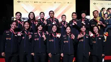 Tim bulutangkis Indonesia meraih medali perunggu pada perhelatan Piala Uber 2026. (PBSI)