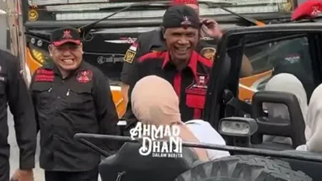 Hercules Ikut Antar Prabowo-Gibran