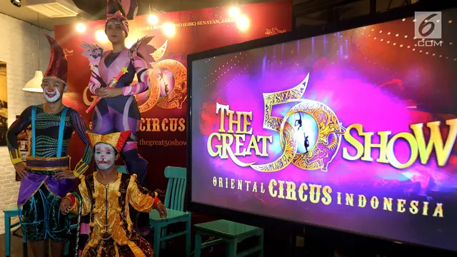 Pertunjukan Sirkus  The Great 50 Show