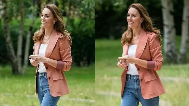 Tampil Beda, Intip Gaya Casual Kate Middleton Saat kunjungan Natural History