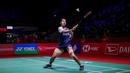 <p>Tunggal putri Indonesia, Ester Nurumi Tri Wardoyo, saat melawan wakil Thailand, Pitchamon Opatniputh pada babak penyisihan Indonesia Masters 2024 di Istora Senayan, Selasa (23/1/2024). Ester menang dengan skor 21-12, 3-1. (Bola.com/Bagaskara Lazuardi)</p>